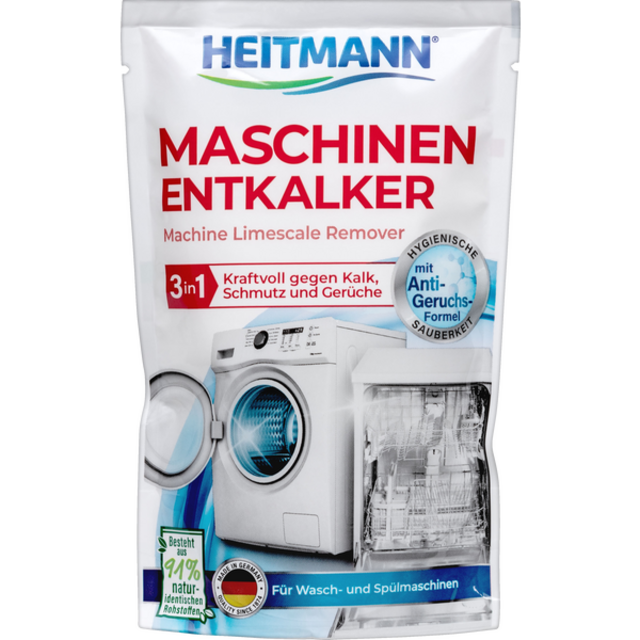 Препарат за почистване на съдомиялни и перални от котлен камък Heitmann 3 в 1 [1]