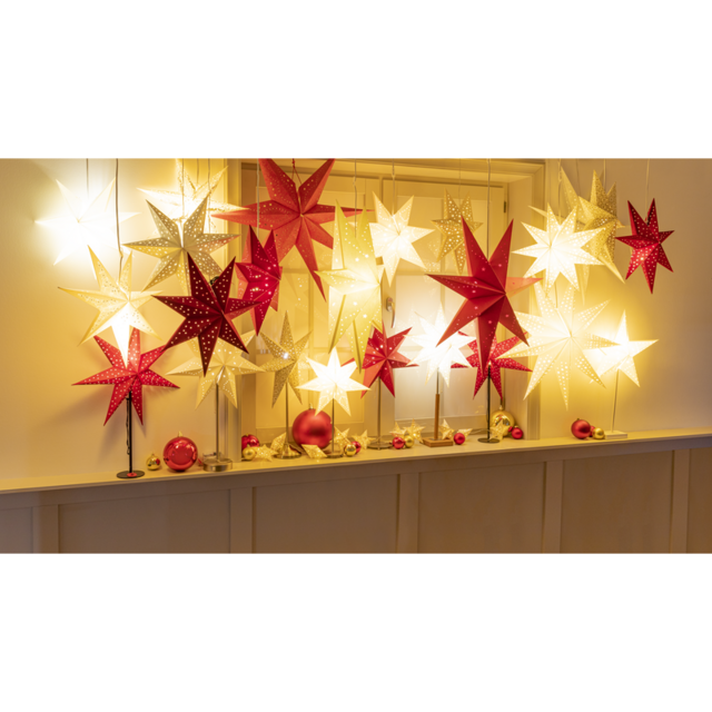 Коледна LED звезда за окачване  [3]