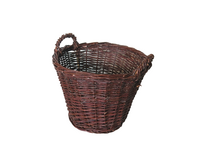 Плетена градинска кошница с дръжки
