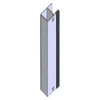 Страничен профил за стъкло за ниша Camargue Top-Roller