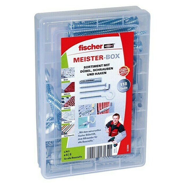 Комплект дюбели и винтове Fischer Meister Box UX R [1]