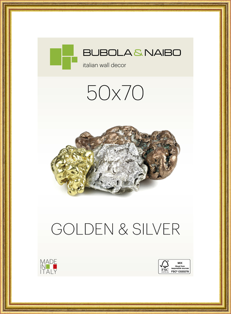 Рамка Bubola & Naibo Beta Golden & Silver 2490 [1]