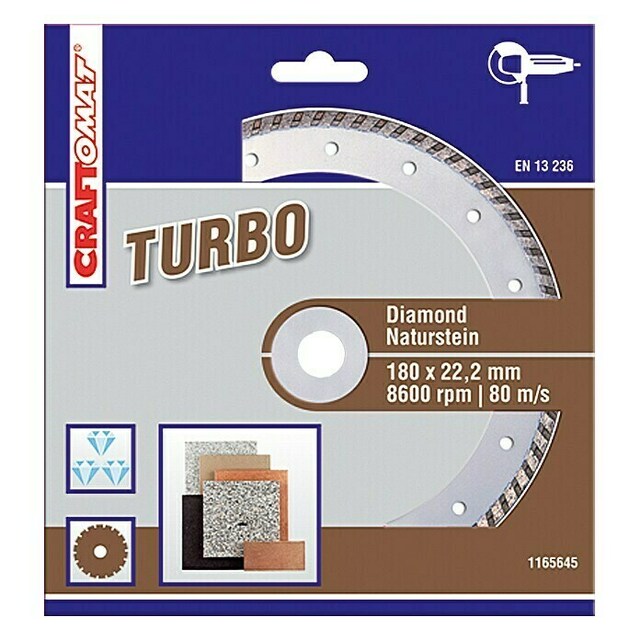 Диамантен диск за рязане Craftomat Turbo [1]