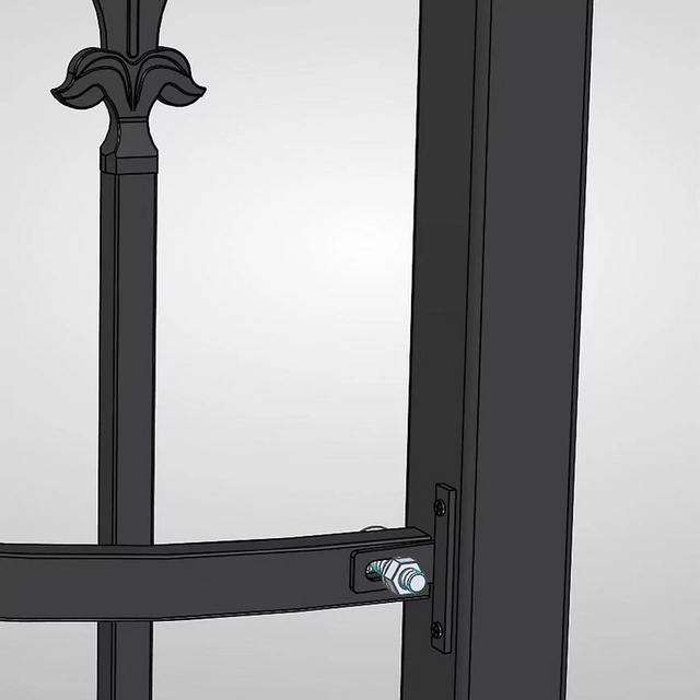 Комплект свръзки за метална градинска ограда Polbram [3]