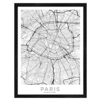 Рамкирана картина ProArt Карта Париж