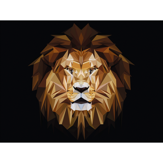 Картина ProArt Абстрактен лъв [2]