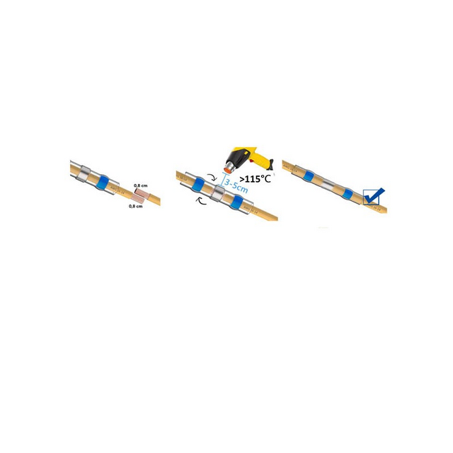 Комплект влагозащитени кабелни конектори за бързо запояване Vito [7]