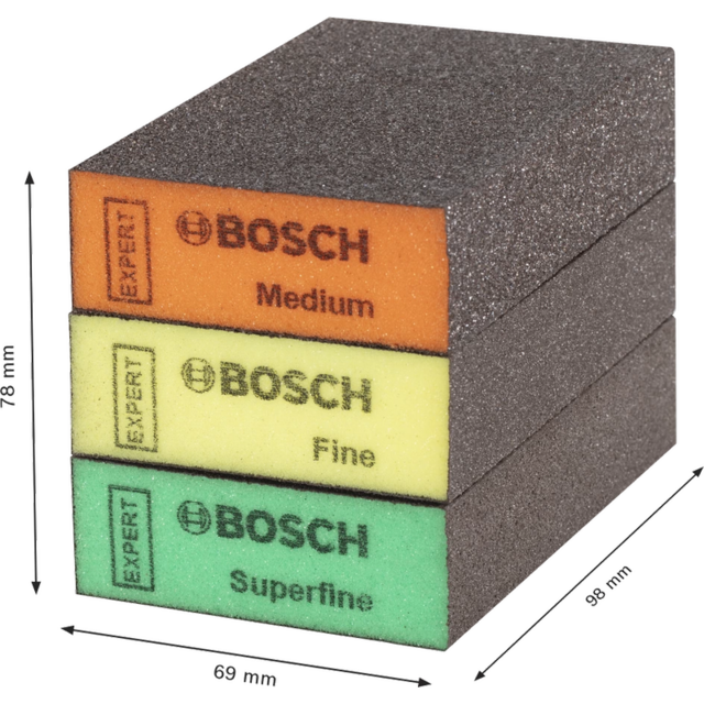 Комплект шлайф гъби Bosch Expert [3]