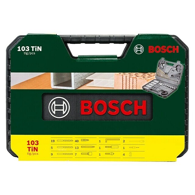 Комплект свредла и битове Bosch Titanium [2]