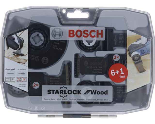 Комплект ножове Bosch Professional Starlock for Wood [2]