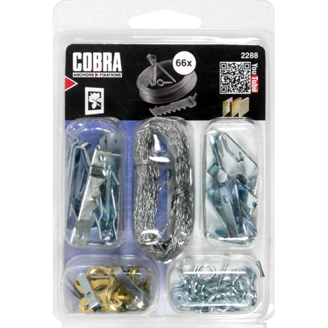 Комплект за закачане на картини и декорации Cobra Nail'N [3]