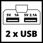 Зарядно устройство Einhell TC-CP 18 Li USB Solo Power X-Change [5]