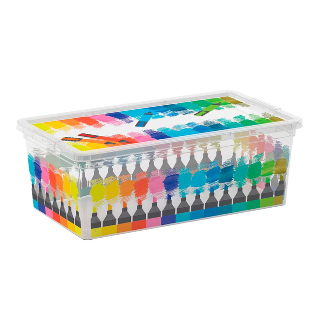 Пластмасова кутия за съхранение Keter C-Box XS Colours Arty [1]
