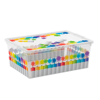 Пластмасова кутия за съхранение Keter C-Box S Colours Arty