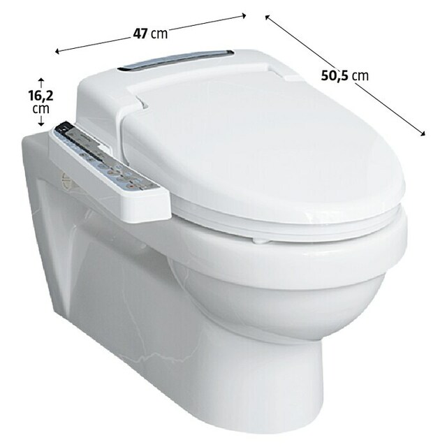 Мултифункционална седалка за тоалетна с биде Popodusche NB09D [8]
