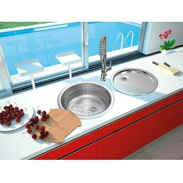 Комплект кухненска мивка Respekta Kitchen с отцеждаща мивка и аксесоари  [4]