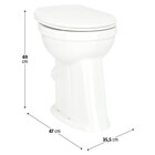 Стояща тоалетна с повишена височина Camargue WC Plus 100 [3]