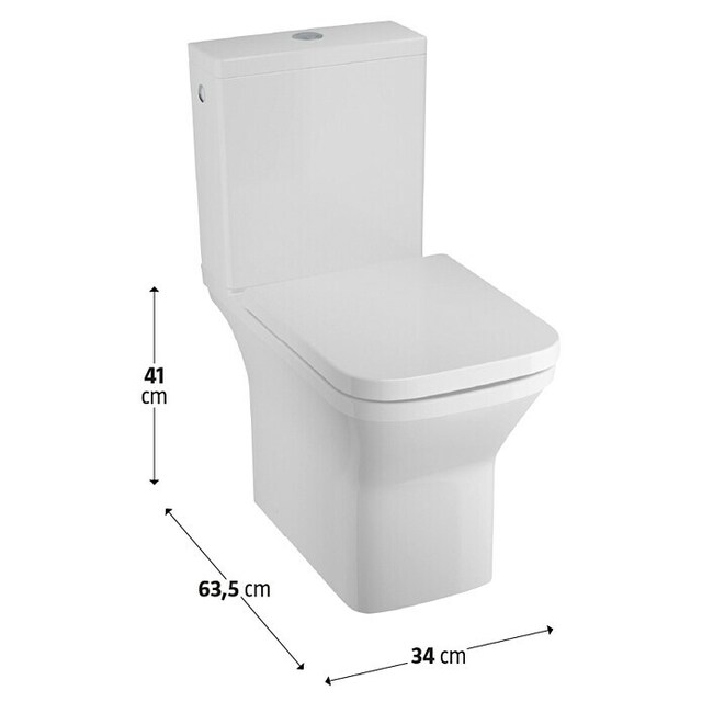 Стояща тоалетна без ръб, за моноблок Camargue Los Angeles [4]