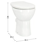 Стояща тоалетна без ръб, с повишена височина Camargue WC Plus 75 2.0 [3]