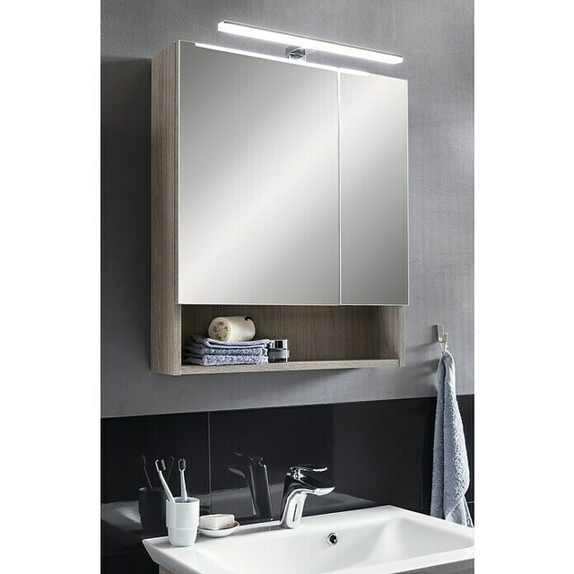 Огледален шкаф с LED осветление Camargue Polar [9]