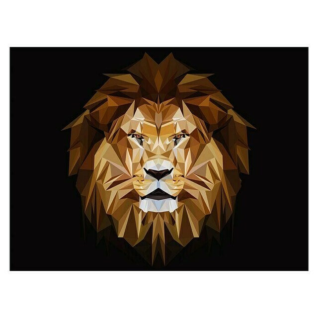 Картина ProArt Абстрактен лъв [1]