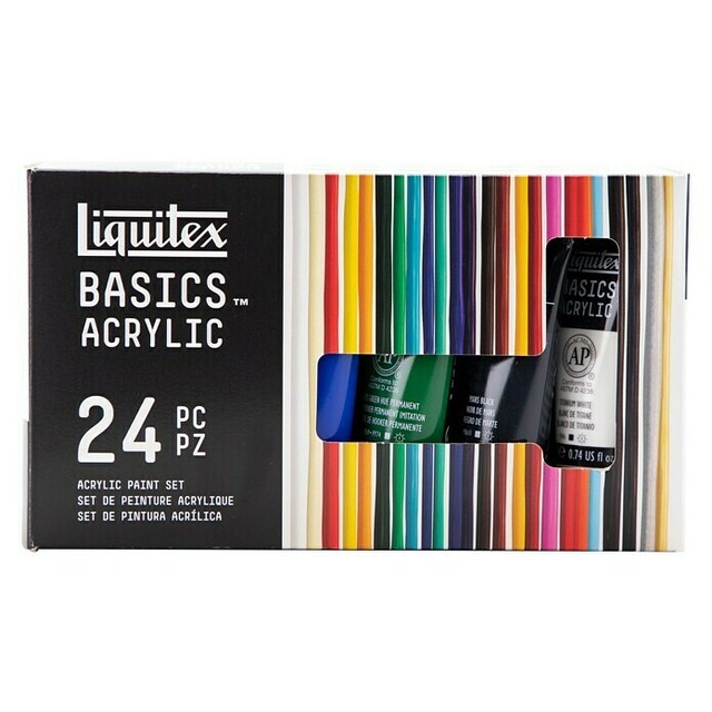 Комплект акрилни бои за рисуване Liquitex Basics [1]