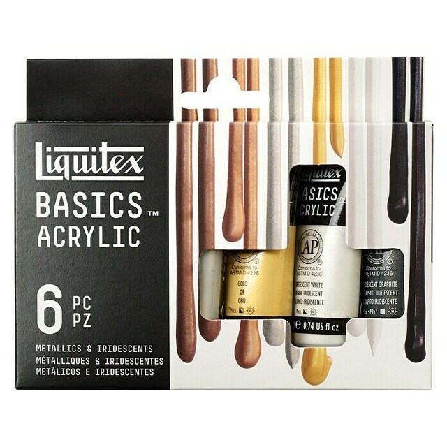 Комплект акрилни бои за рисуване Liquitex Basics [1]