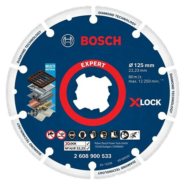 Диамантен диск за рязане Bosch Expert Metal Wheel X-Lock [1]