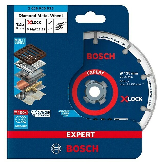 Диамантен диск за рязане Bosch Expert Metal Wheel X-Lock [3]