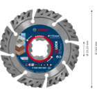 Диамантен диск за рязане Bosch Expert MultiMaterial X-Lock [1]