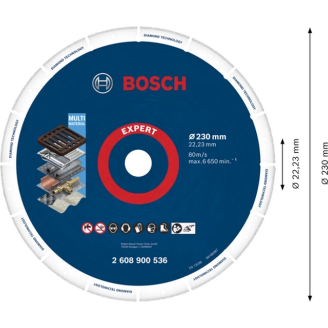 Диамантен диск за рязане Bosch Expert Metal Wheel  [2]