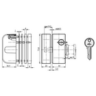Секретна допълнителна брава за алуминиева и PVC дограма Metal [1]