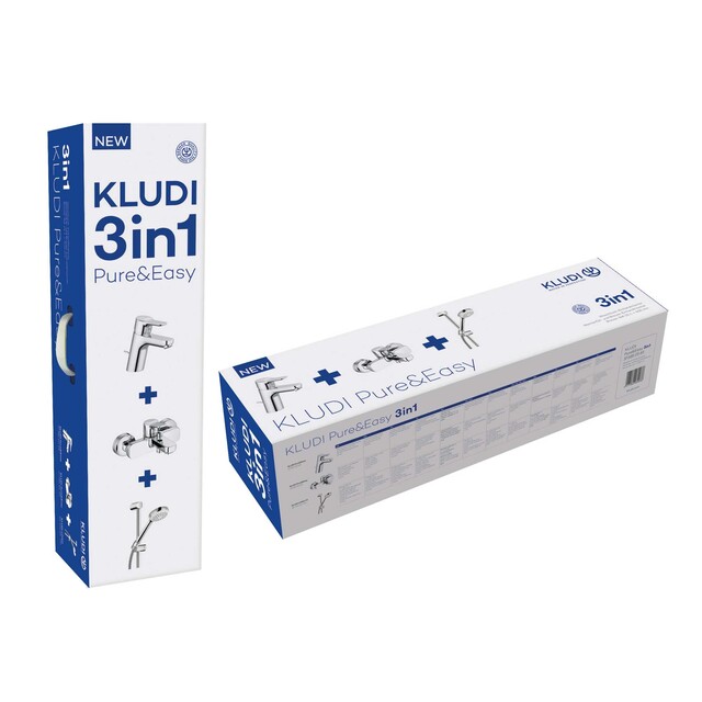 Комплект душ и смесители Kludi Pure & Easy 3 в 1 [8]