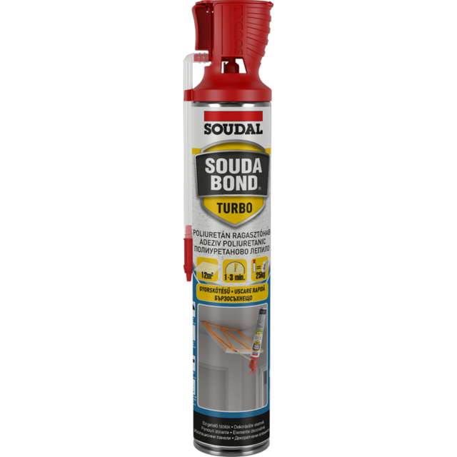 Ръчна полиуретанова пяна лепило Soudal Soudabond Turbo [1]