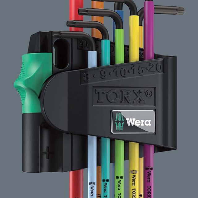 Комплект шестограми Wera TX BO Multicolour 1 [2]