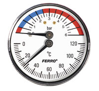 Термоманометър Ferro TM63A
