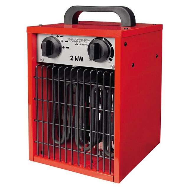* Електрически калорифер Voltomat Heating, с термостат, 2000 W [3]