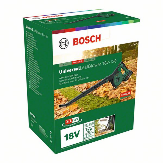 Акумулаторен уред за издухване на листа Bosch Universal Leaf Blower 18V-130 Solo [3]