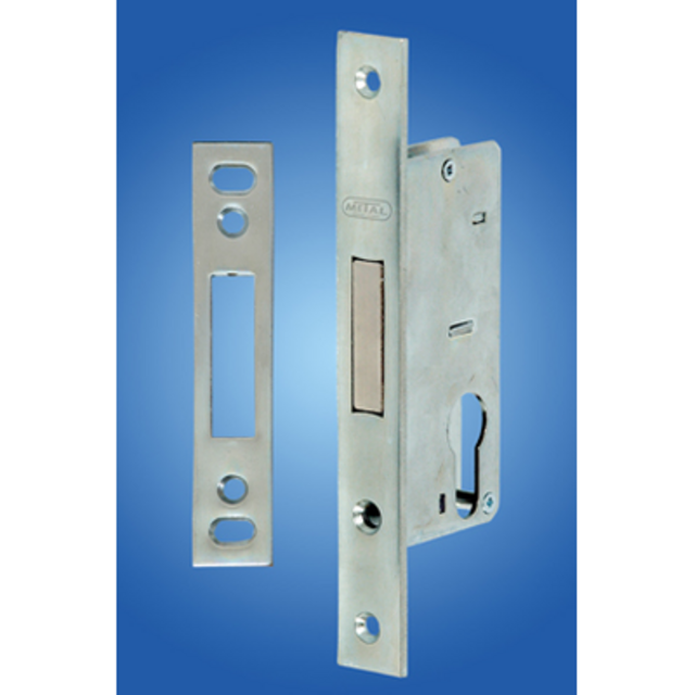 Секретна брава за врата от PVC и алуминиева дограма Metal Унимет Мини [1]