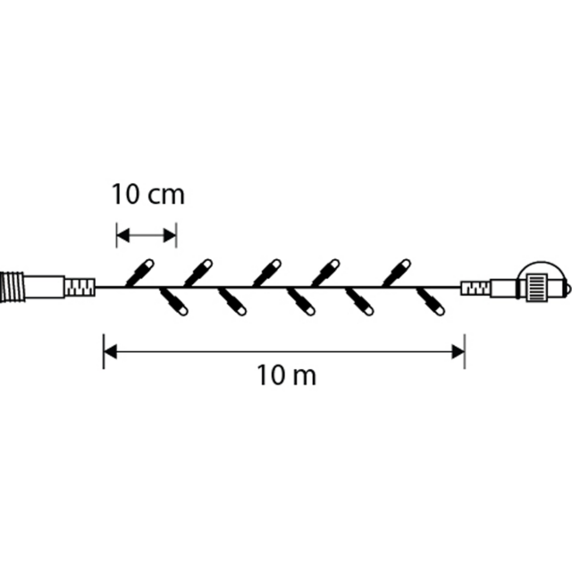 Коледна LED светлинна верига Luca Connect XP Clear [2]