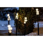 Коледна LED градинска украса звезди [8]