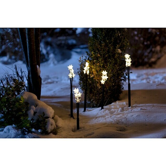 Коледна LED градинска украса звезди [10]