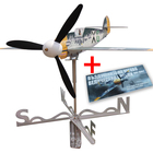 Комплект ветропоказател 2D WWII Българският изтребител BF109G2 [1]