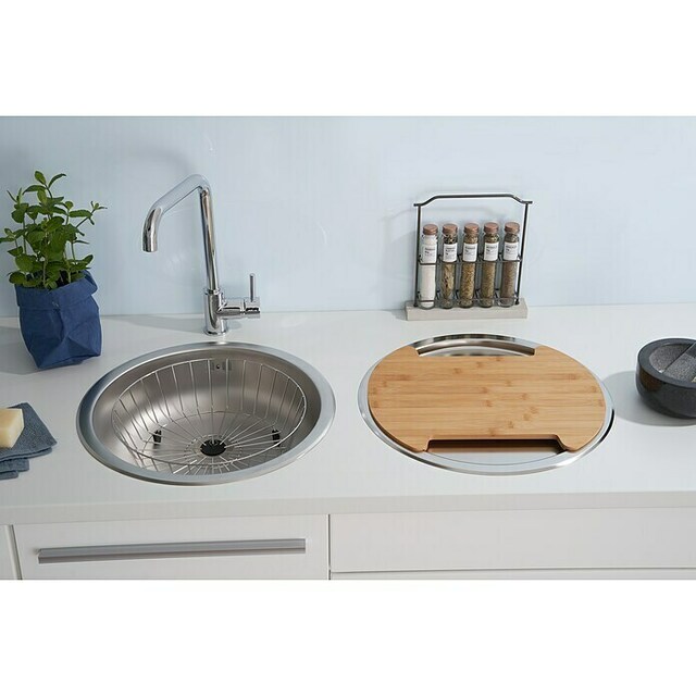 Комплект кухненска мивка Respekta Kitchen с отцеждаща мивка и аксесоари  [6]