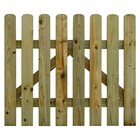 Декоративна дървена оградна врата [1]
