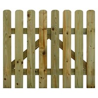 Декоративна дървена оградна врата