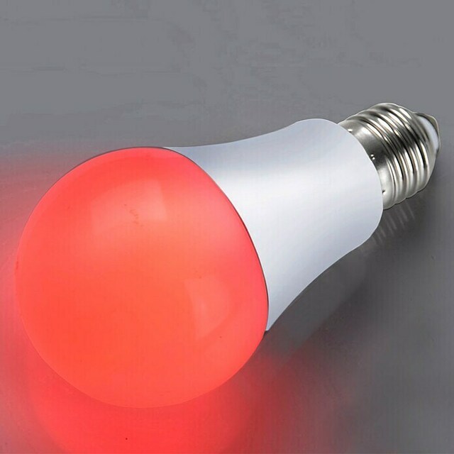 LED крушка червена [3]
