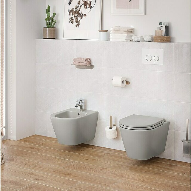 Стенна тоалетна без ръб RAK Ceramics Feeling [4]