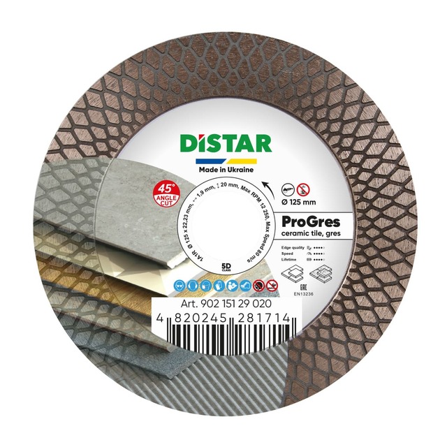 Диамантен диск за рязане Distar ProGres [1]