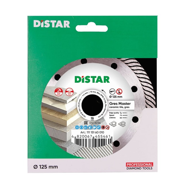 Диамантен диск за рязане Distar Gres Master [5]